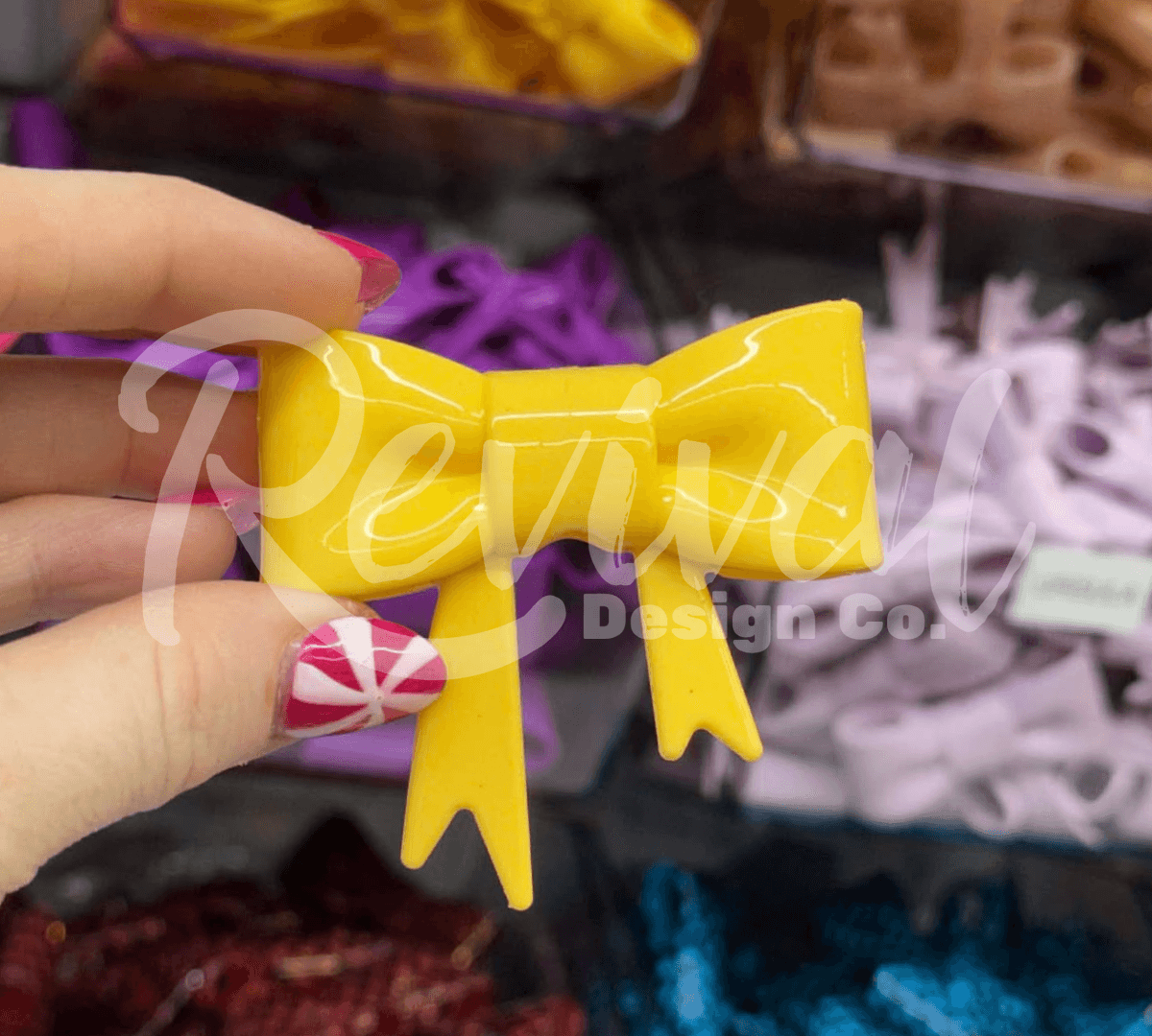 Movie Theater Butter - Silicone Bow Focal/Straw Topper