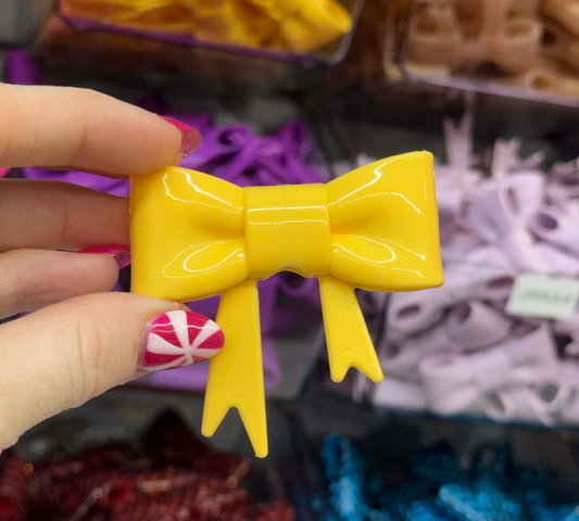 Movie Theater Butter - Silicone Bow Focal/Straw Topper