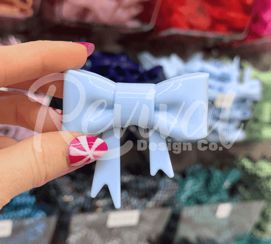 Capri - Silicone Bow Focal/Straw Topper