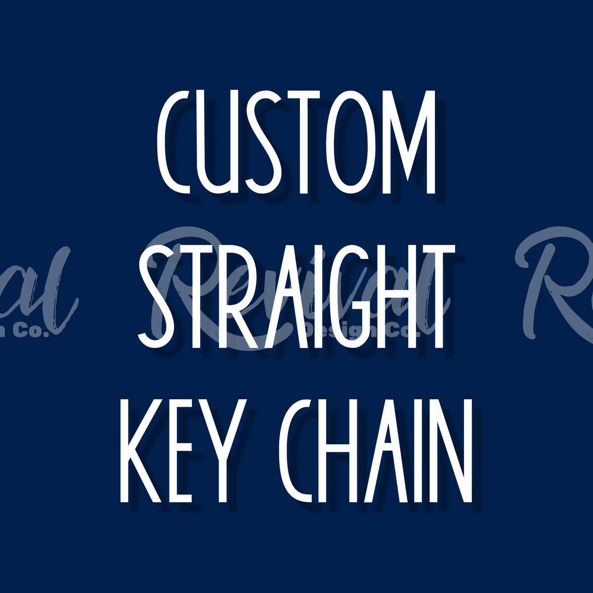 Custom Silicone Beaded Straight Keychain – Revival Design Co.
