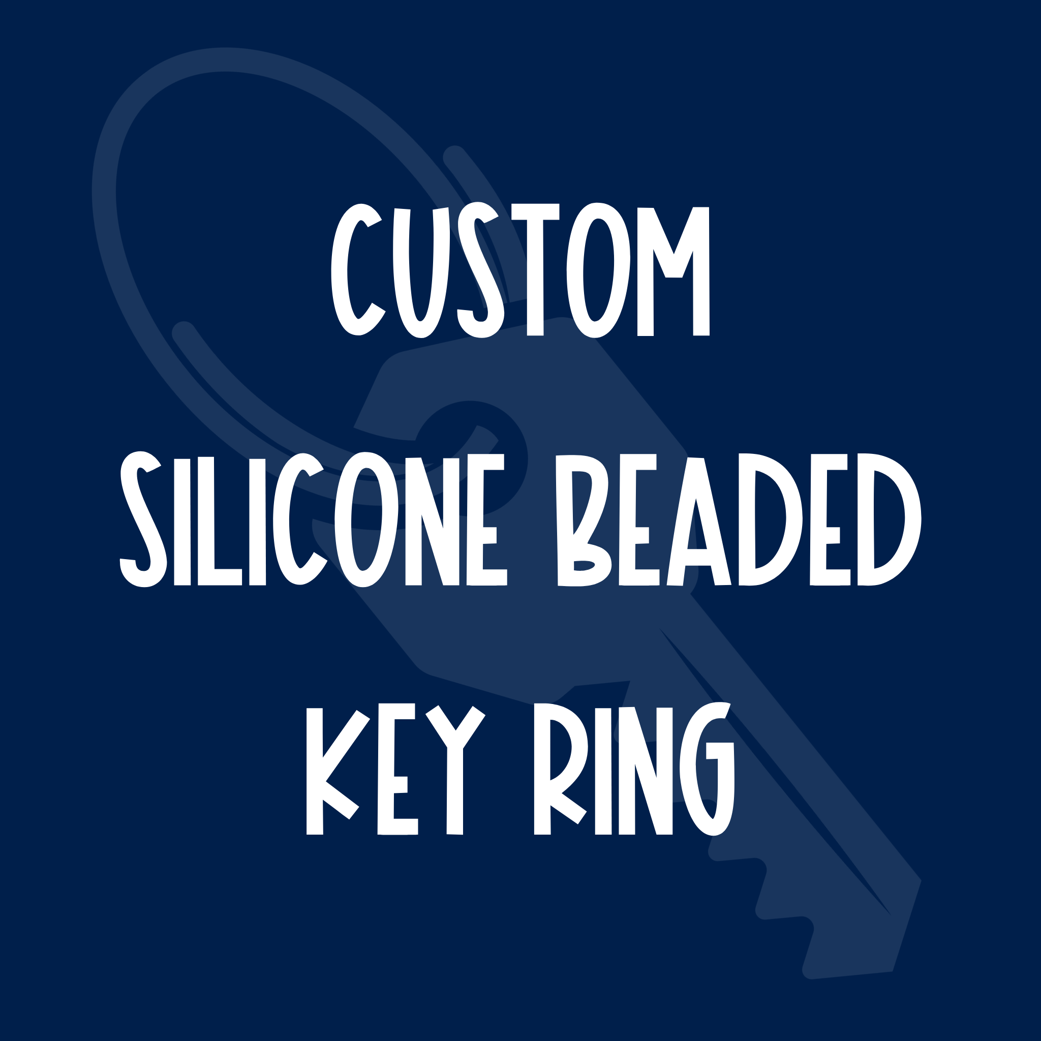 Custom Silicone Beaded Key Ring Revival Design Co.
