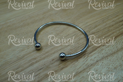 Beadable Steel Bracelet