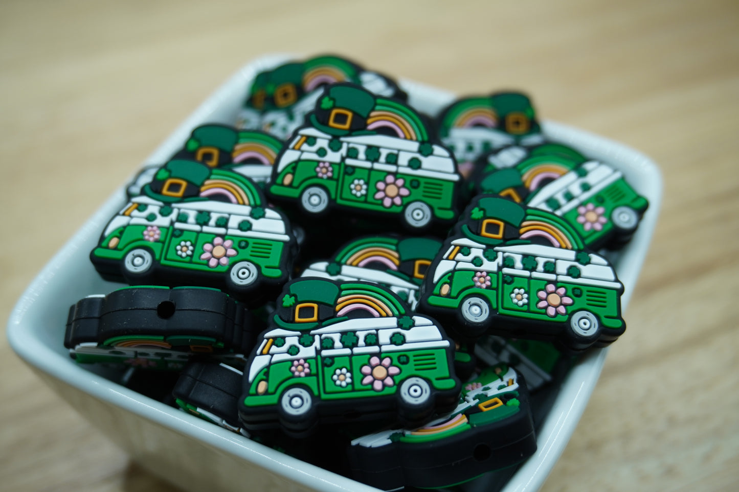 Lucky Bus - Silicone Focal Bead