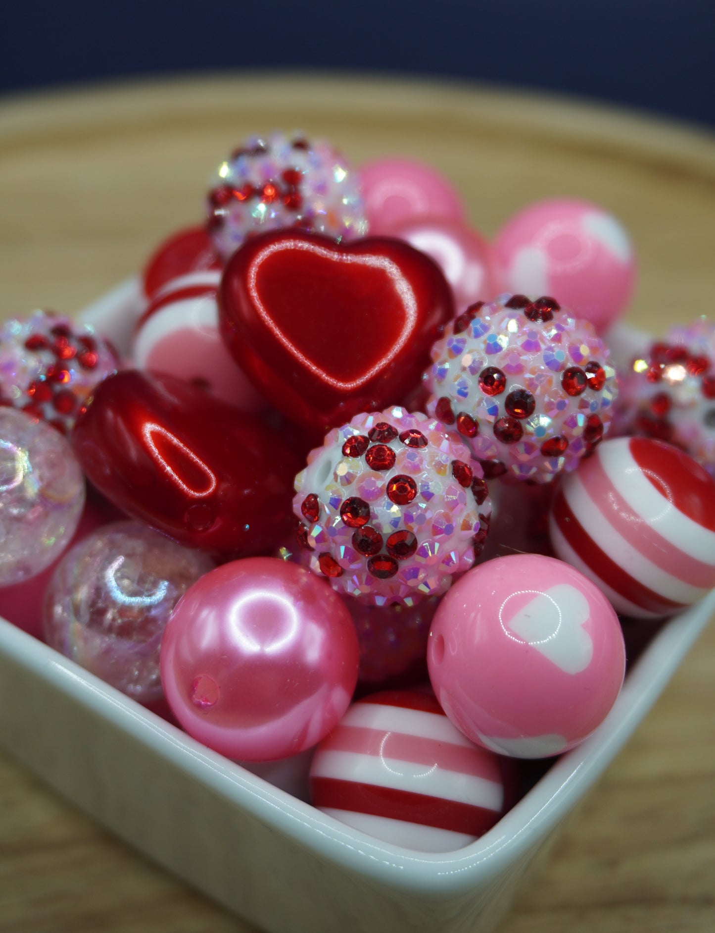 20mm Acrylic Bead Scoop Mix - Valentine's Edition