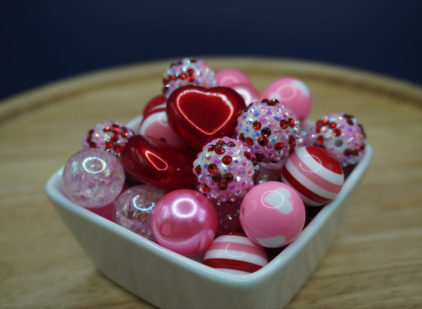 20mm Acrylic Bead Scoop Mix - Valentine's Edition