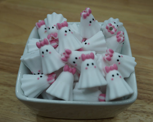 Girlie Ghost - Silicone Focal Bead