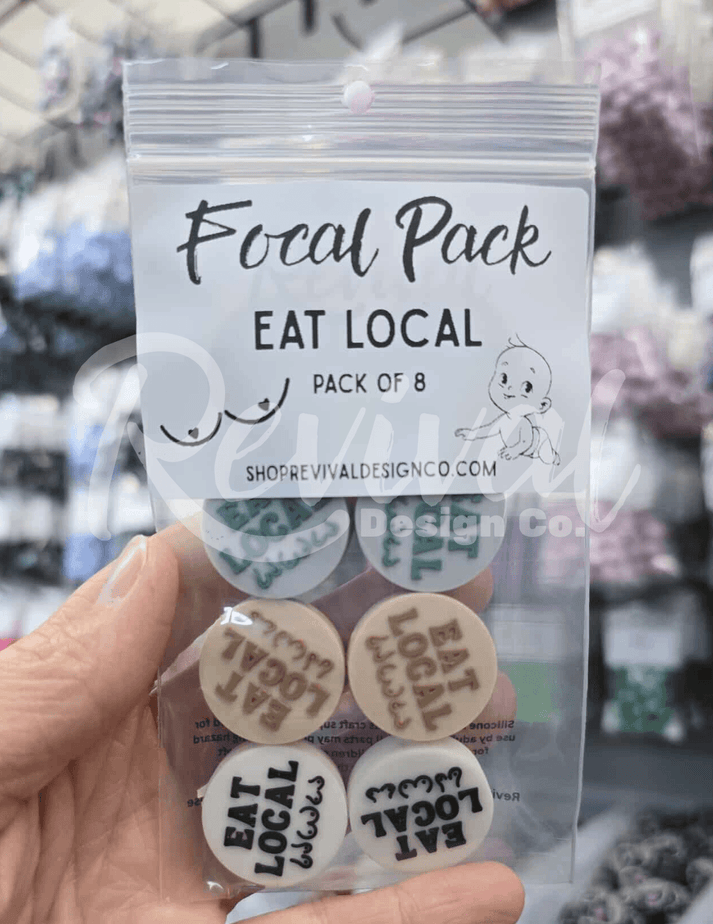 *DISCONTINUING* Eat Local - Silicone Focal Pack – Revival Design Co.