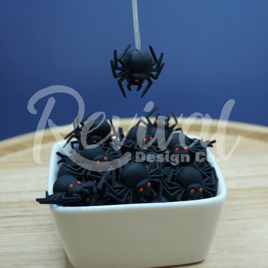 3D Fang-Dangled Spider - Silicone Focal Bead