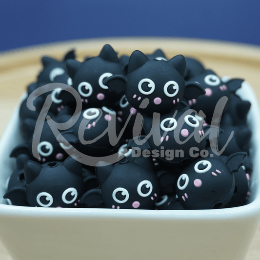 3D Gone Batty  - Silicone Focal Bead