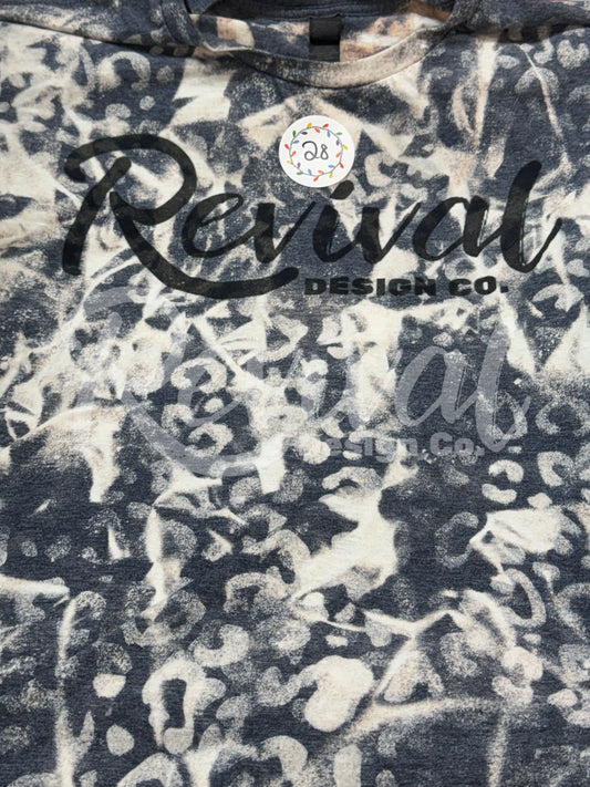 *Gently Worn* TieDye Leopard Revival Shirt (2XL)