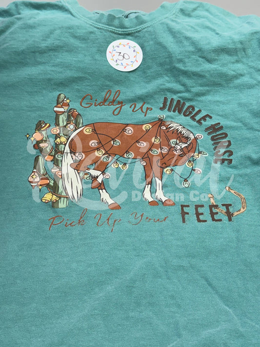 *Gently Worn* Jingle Horse Shirt (2XL)