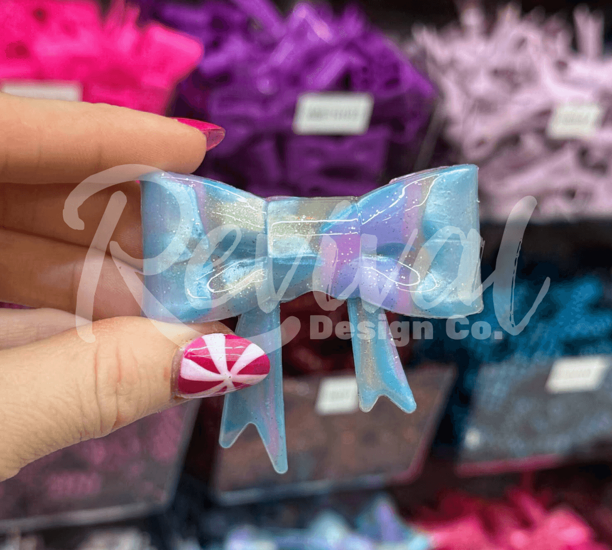 Jellyfish Fields - Silicone Bow Focal/Straw Topper