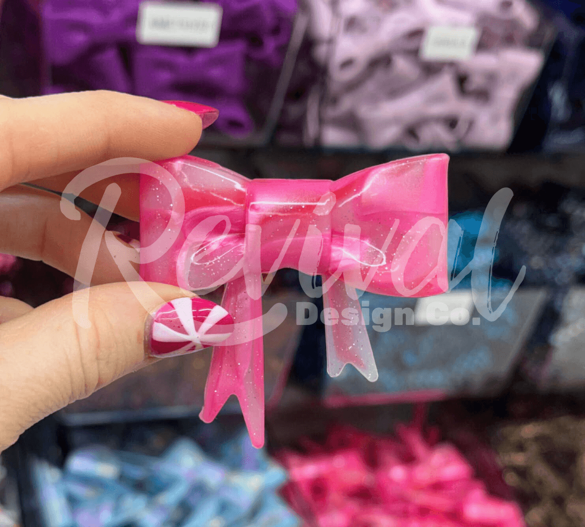 LolliPOP - Silicone Bow Focal/Straw Topper