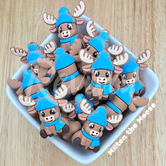 Milton the Moose - Silicone Focal Bead
