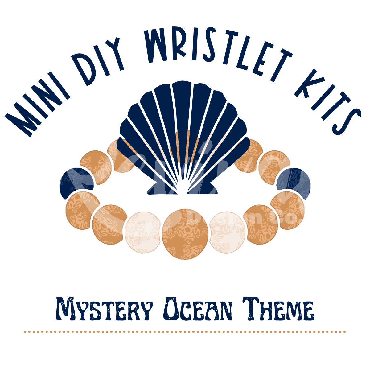 Mini DIY Wristlet Kit - Mystery Ocean Theme