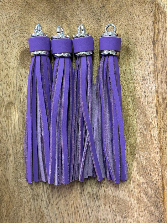 Large Violet Tassel - 4"