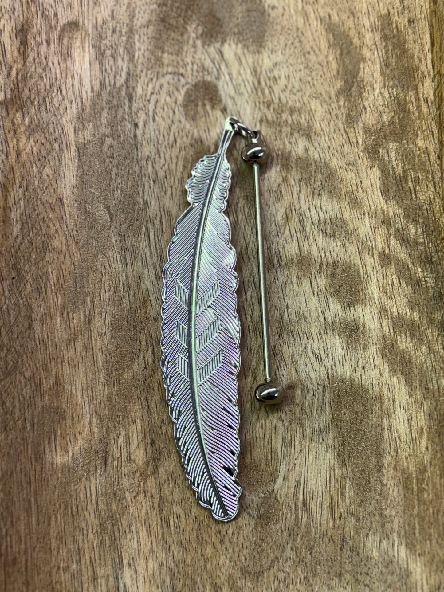 Beadable Feather Bookmark