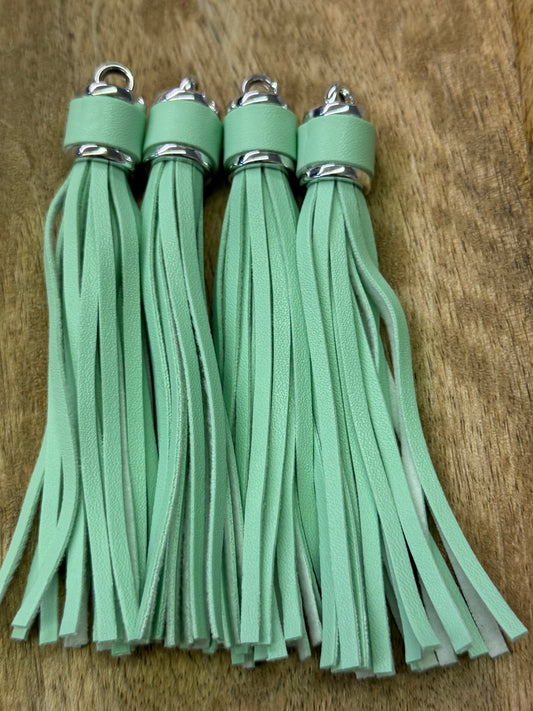 Large Mint Tassel - 4"