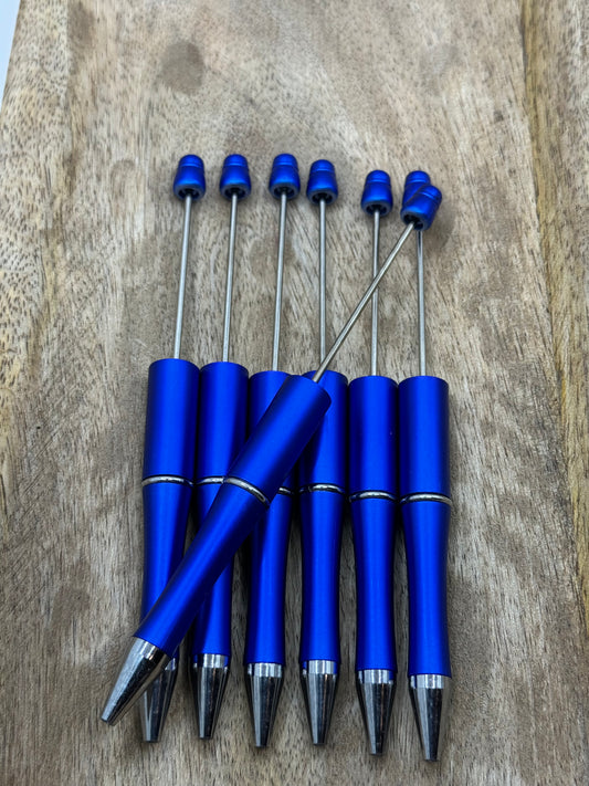 Matte Revival Blue - Beadable Pen Base