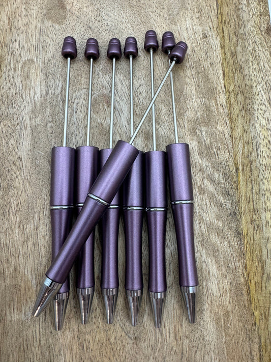 Matte Plum - Beadable Pen Base