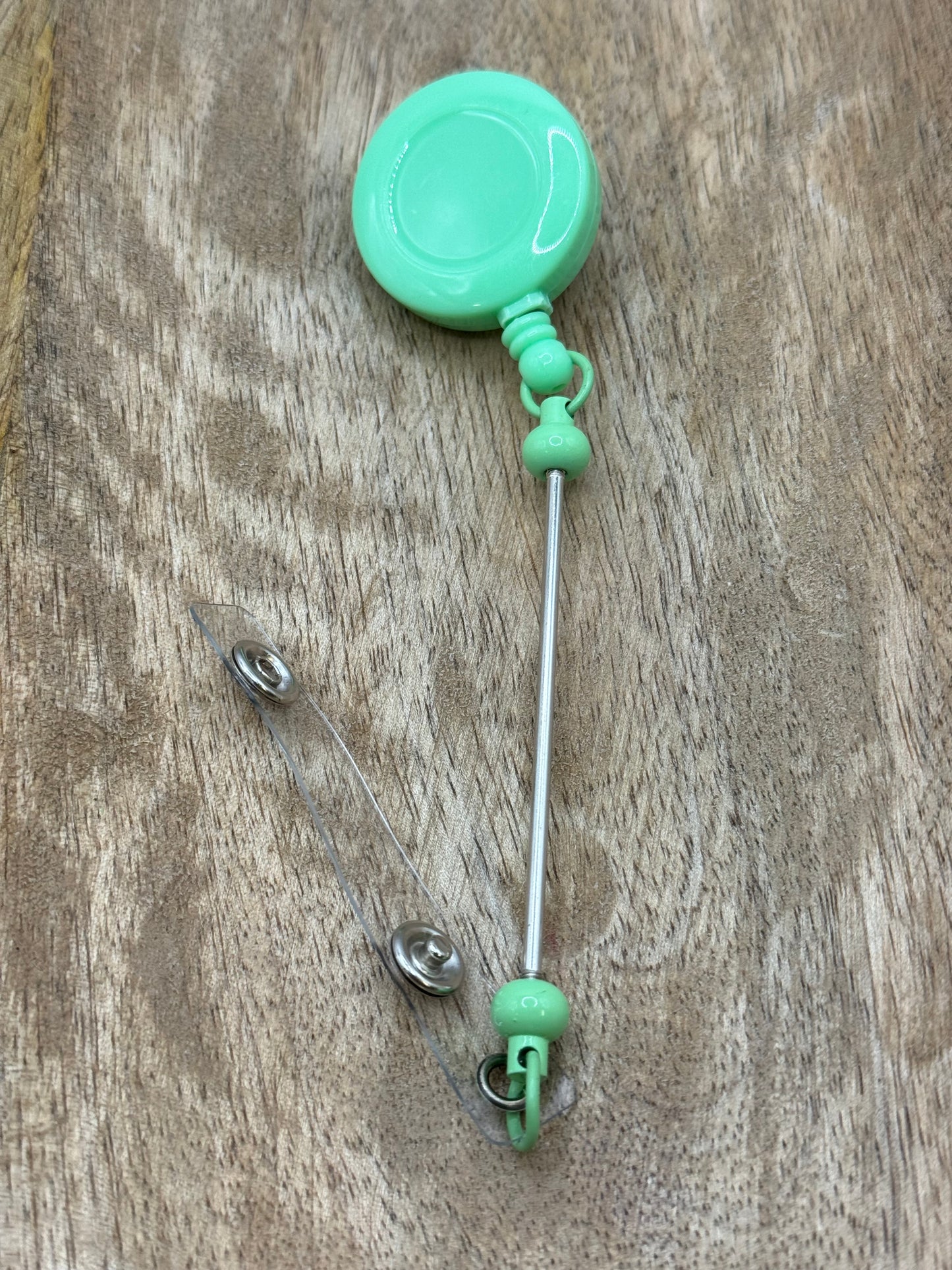 Mint - Beadable Bar Badge Reel