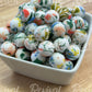 15mm Patterned Silicone Bead - Floral Vines