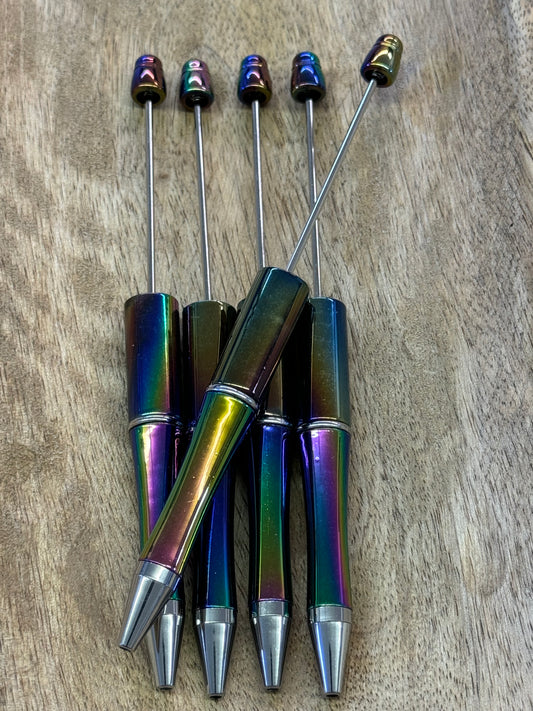 Oil Slick - Beadable Pen Base