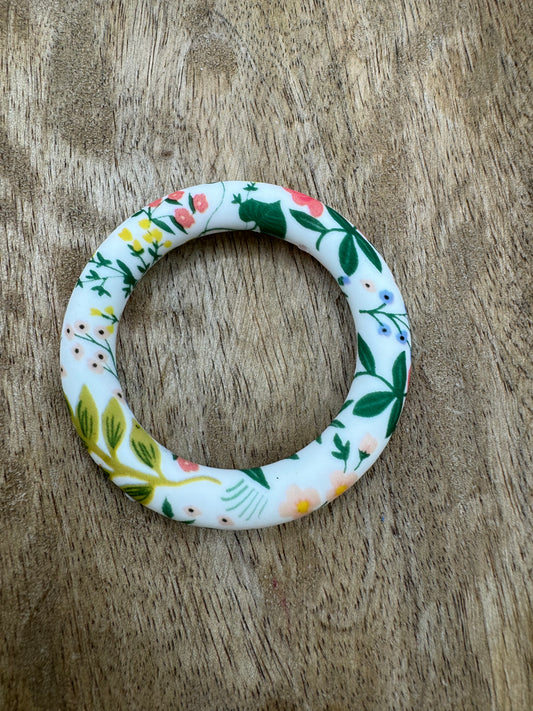 Floral Vines - 65mm Silicone Ring