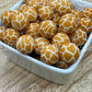 *DISCONTINUING* 15mm Patterned Silicone Bead - Giraffe
