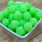 Green Glow - 14mm Glow Hexagon Bead