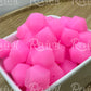 Pink Glow - 14mm Glow Hexagon Bead