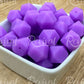 Purple Glow - 14mm Glow Hexagon Bead