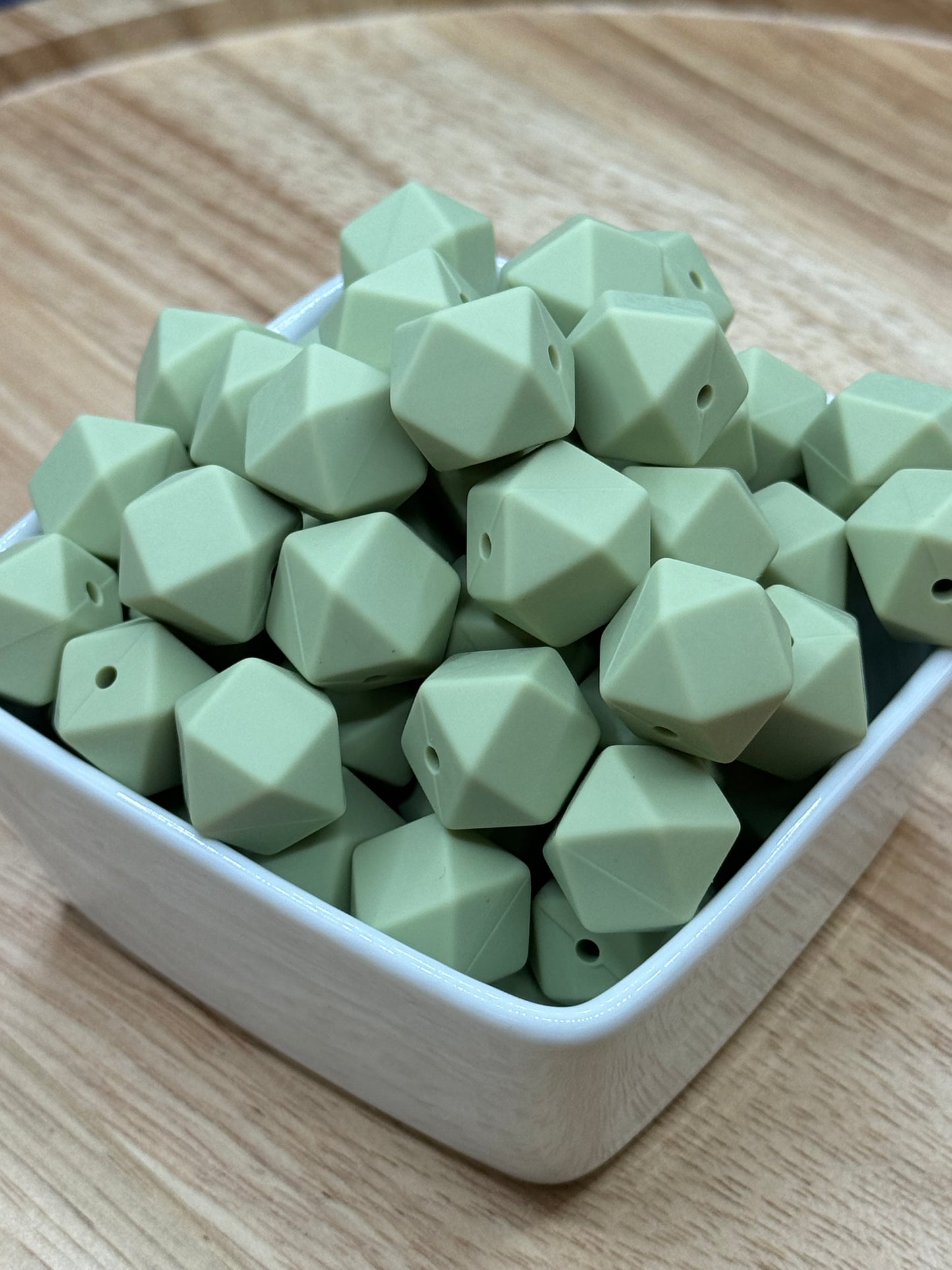 Moss - 14mm Silicone Hexagon