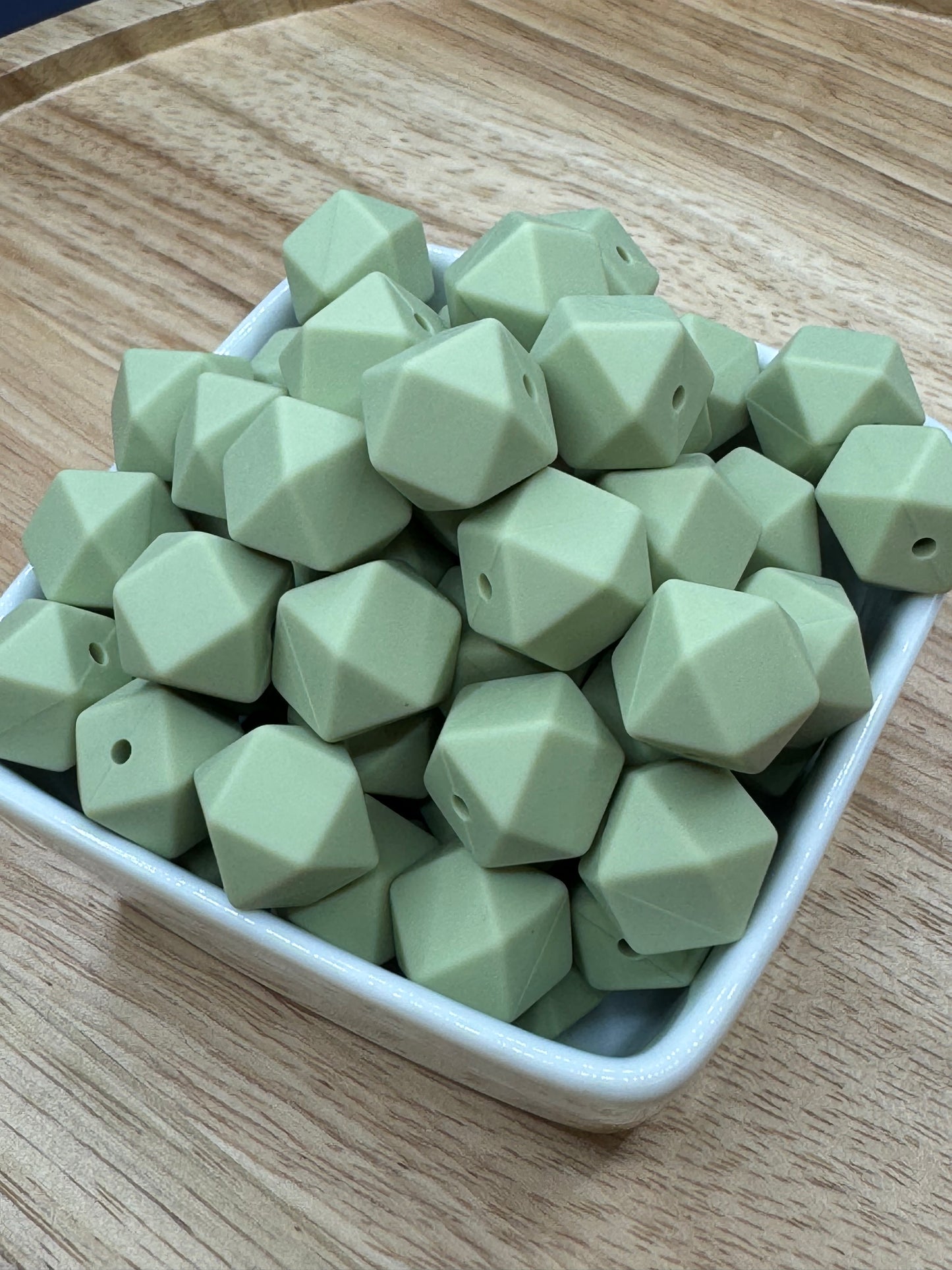 Moss - 14mm Silicone Hexagon