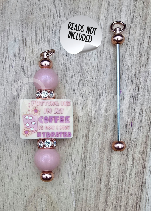 Beadable Bag Charm - Pole Bar