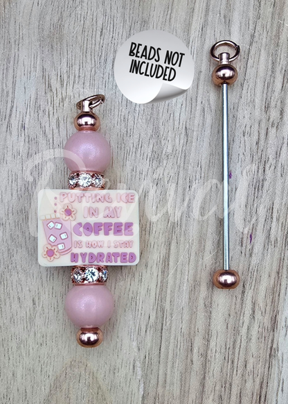 Beadable Bag Charm - Pole Bar