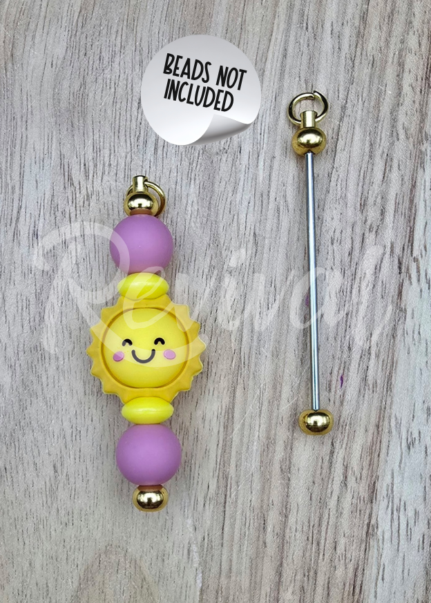 Beadable Bag Charm - Pole Bar