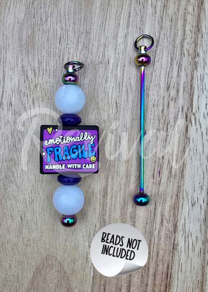 Beadable Bag Charm - Pole Bar