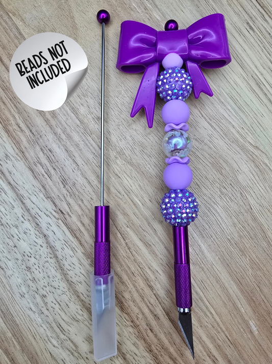 Beadable Craft Knife - Purple