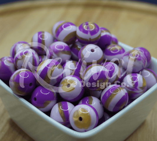 Royal Reign - 15mm Jelly Silicone Bead