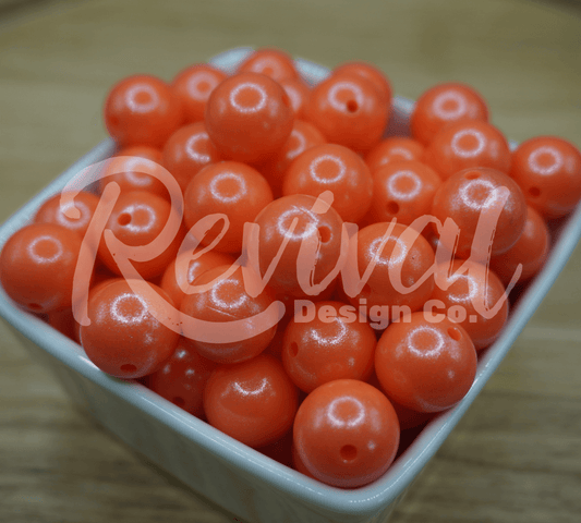 Coral - 15mm Opal Silicone Bead