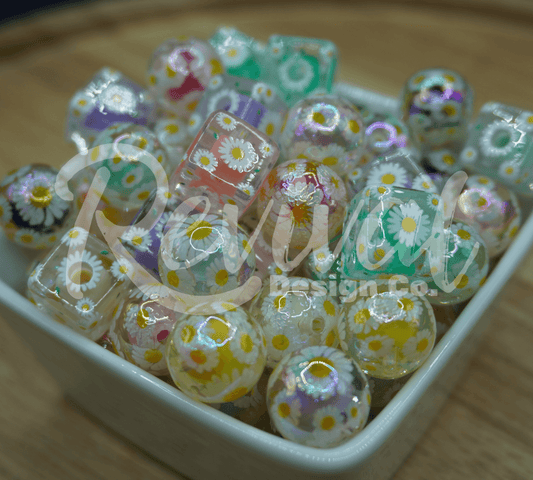 Acrylic Daisy Bead Scoops