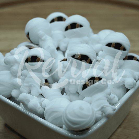 3D Wrap Star  - Silicone Focal Bead