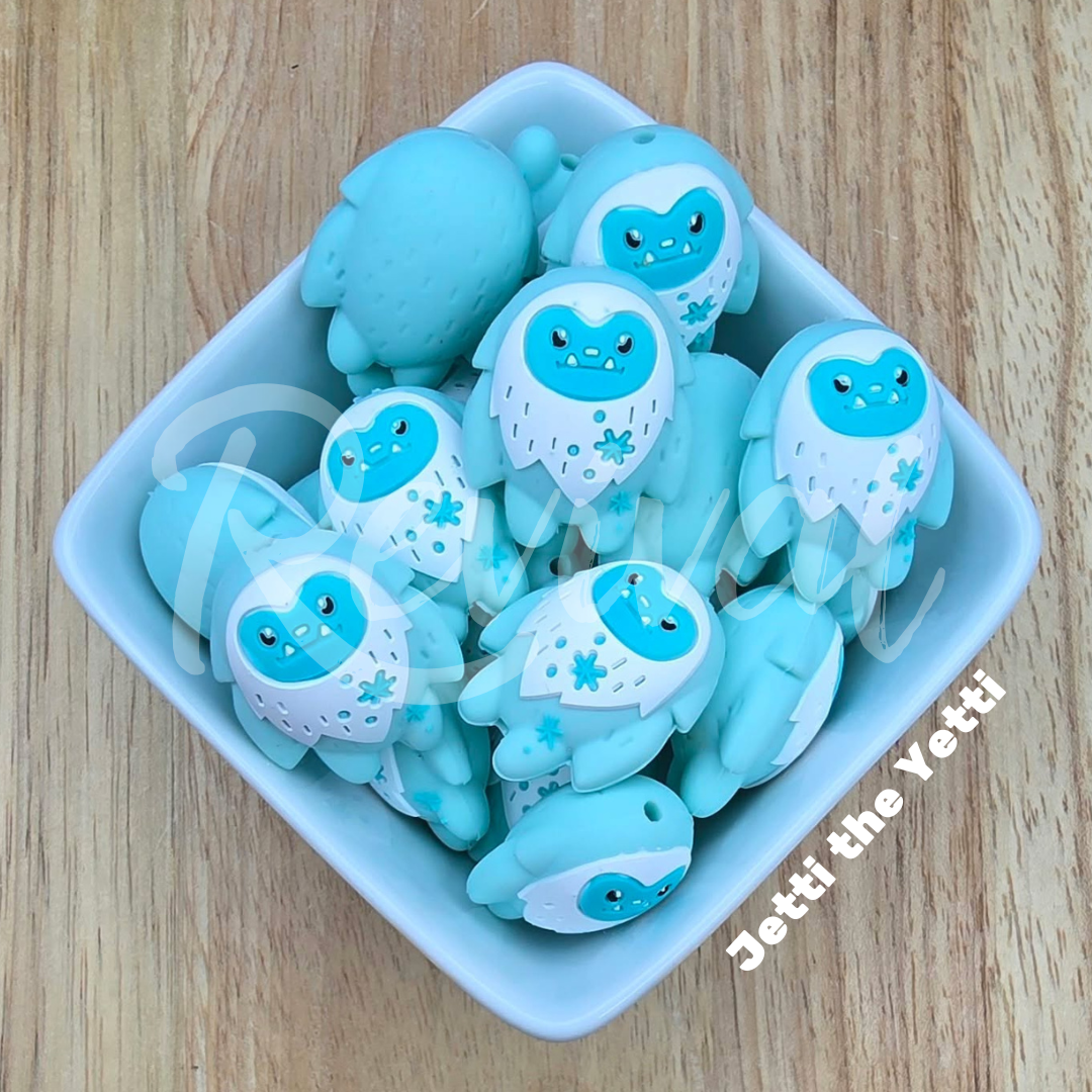 Jetti the Yetti - Silicone Focal Bead