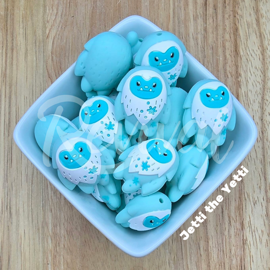 Jetti the Yetti - Silicone Focal Bead