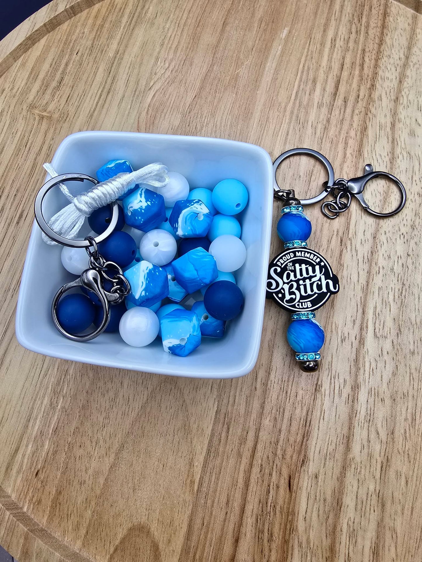 Wristlet & Bar Keychain Coordinating Kit - Sun of a Beach